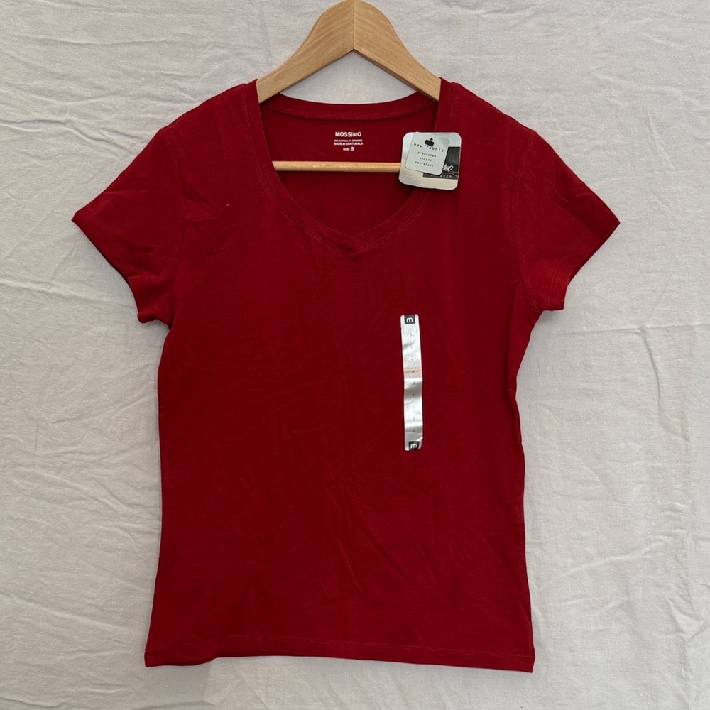 NWT Mossimo Red Short Sleeve Tee